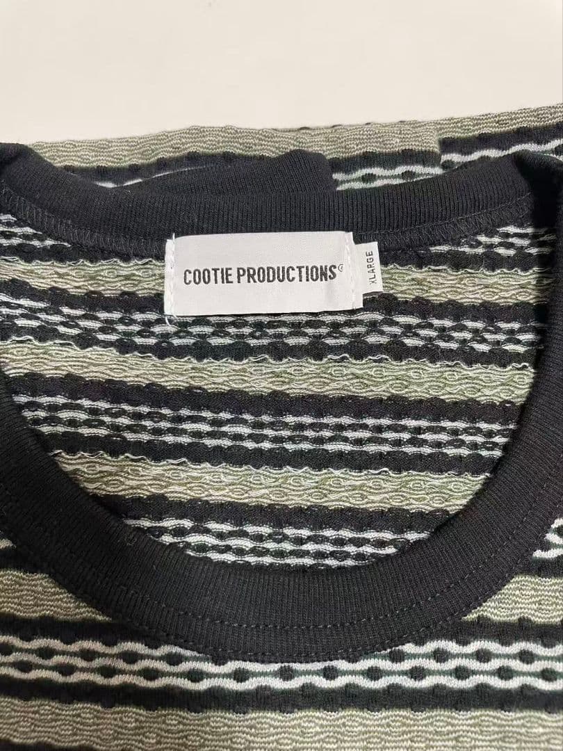 トップス COOTIE PRODUCTIONS Jacquard Border L/S