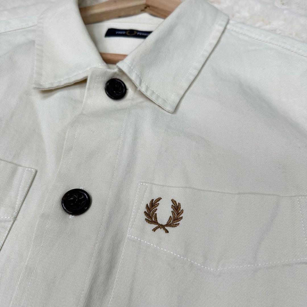 ✨希少✨Fred Perry Twill Overshirt Ecru M