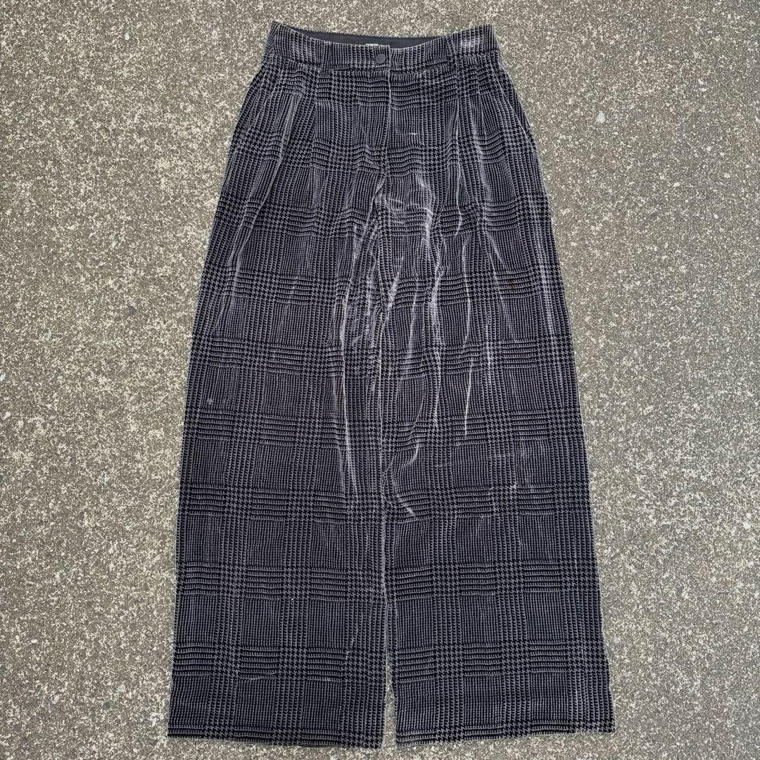 GIORGIO ARMANI archive ジオメトリックジャカードパンツ