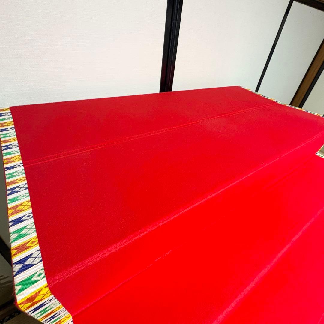 ひな壇 7段飾り 40号 スチール 毛氈付き ディスプレイ用