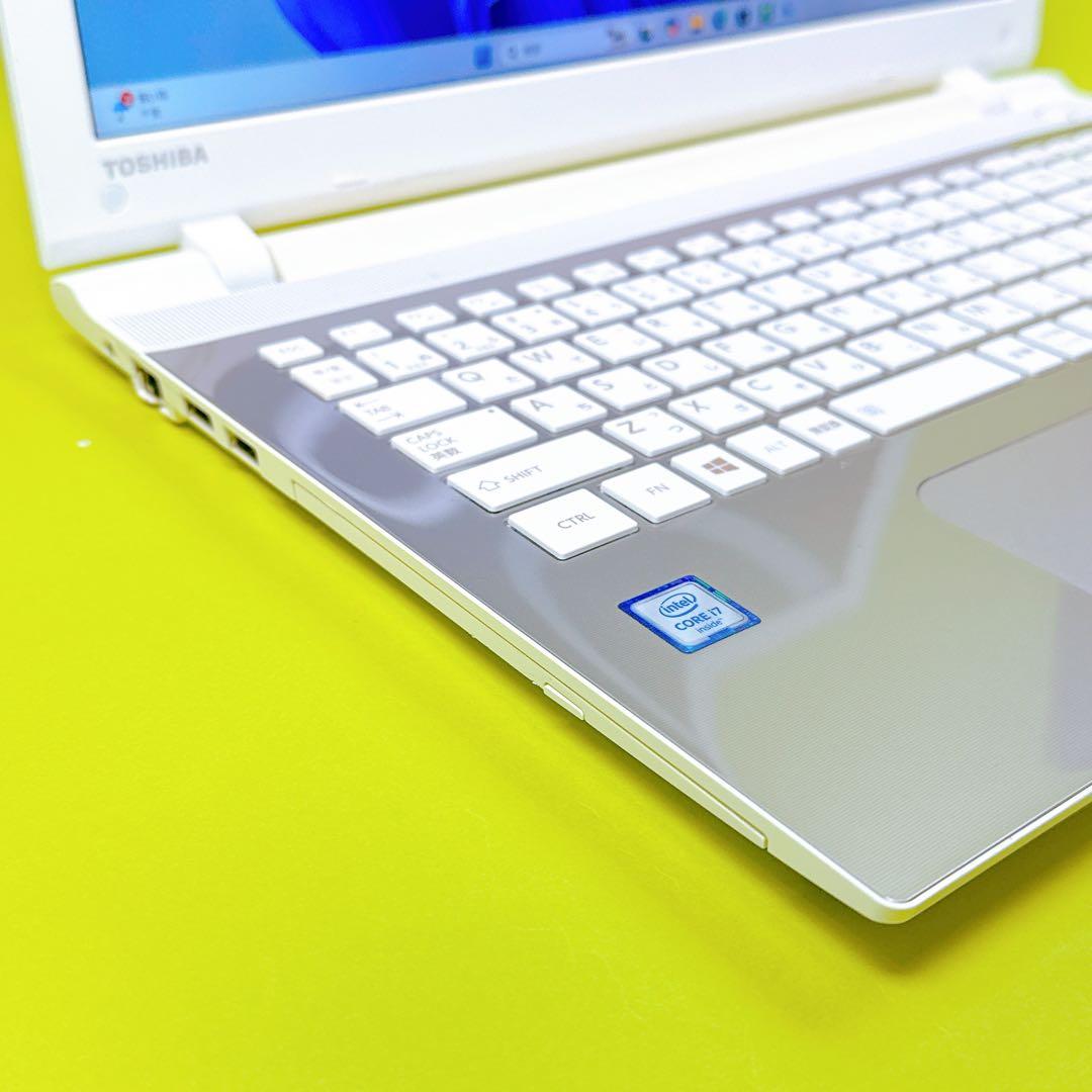 極速i7⭐️高速SSD windows11ノートパソコン カメラ オフィス 薄型