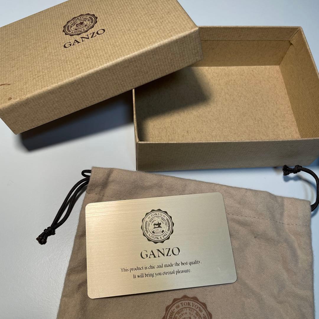 GANZO SHELL CORDOVAN 2 名刺入れ ブラック