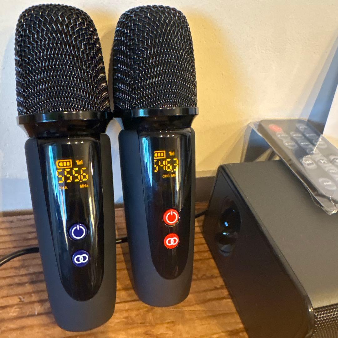 THOMSON カラオケプレーヤー 2本マイク付き