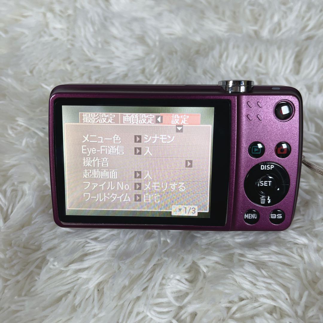 CASIO EXILIM EX-Z550 パープル デジタルカメラ　エクシリム