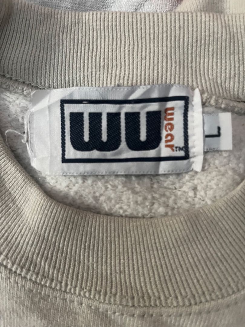 超希少 90's wu wear スウェットL ベージュ wu tang 初期