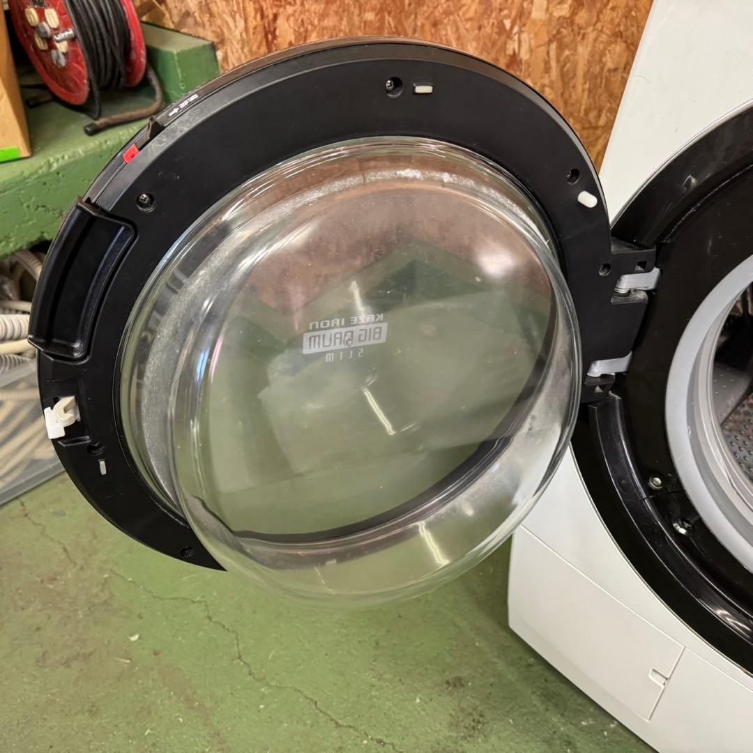 297 日立ビッグドラム洗濯機　10/6キロ　小型　一人暮らし　左開き　乾燥付