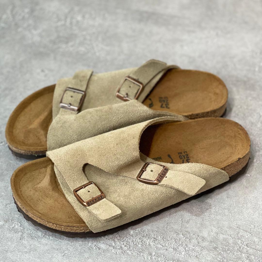 靴 BIRKENSTOCK ZURICH TAUPE SUEDE