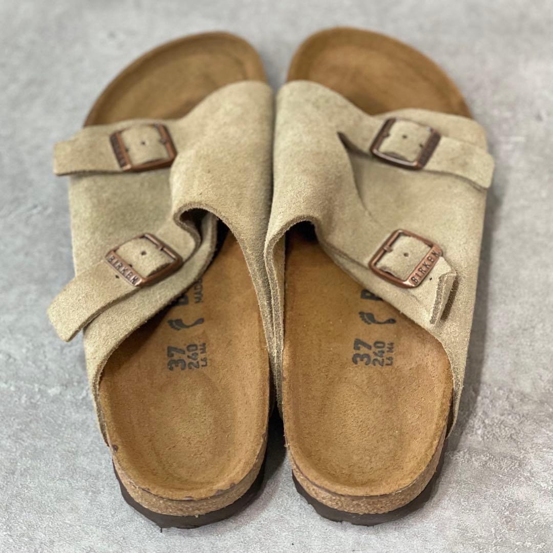 靴 BIRKENSTOCK ZURICH TAUPE SUEDE