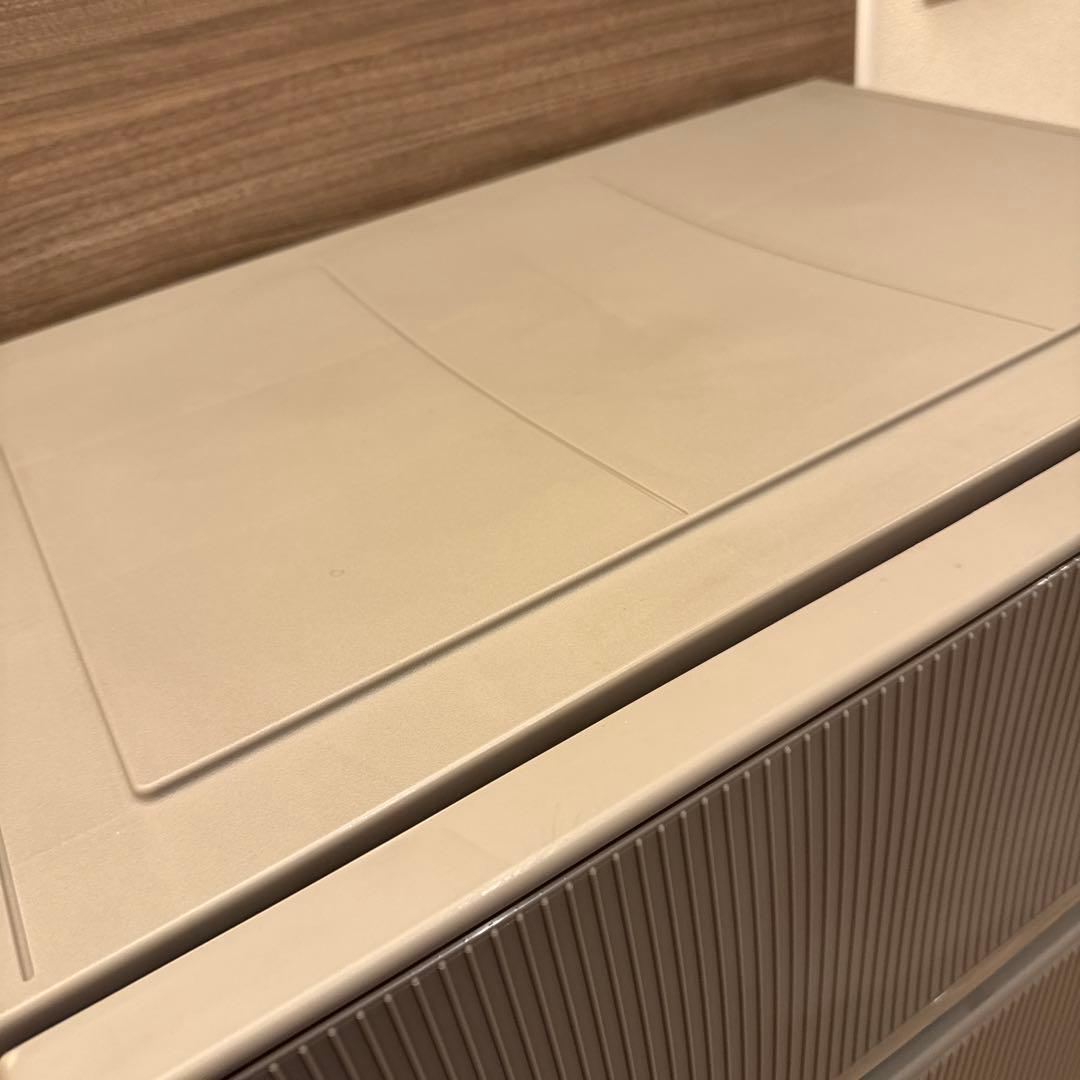 グレー　4段引き出しチェストワイドサイズ　ワイドチェスト2セットタンス