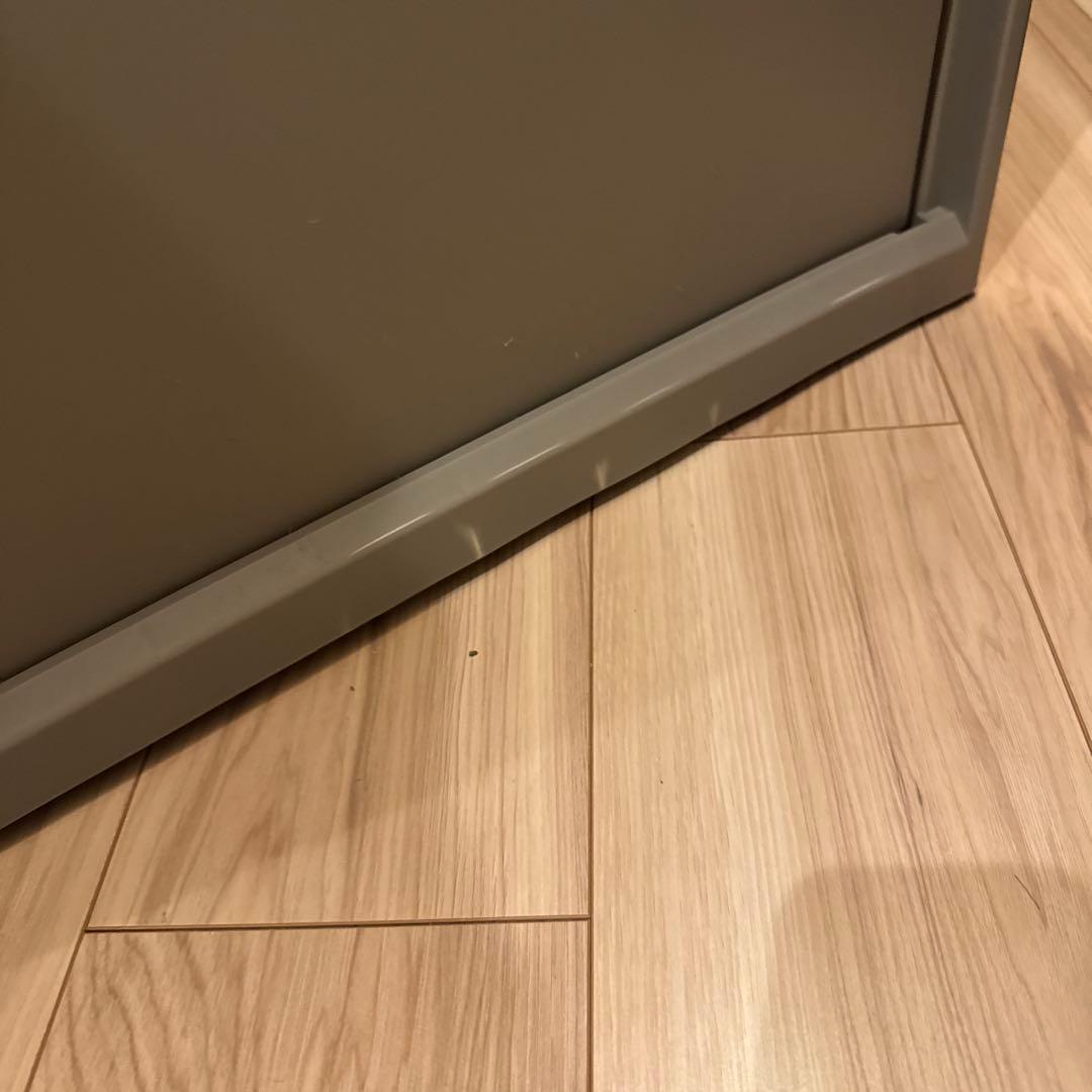 グレー　4段引き出しチェストワイドサイズ　ワイドチェスト2セットタンス