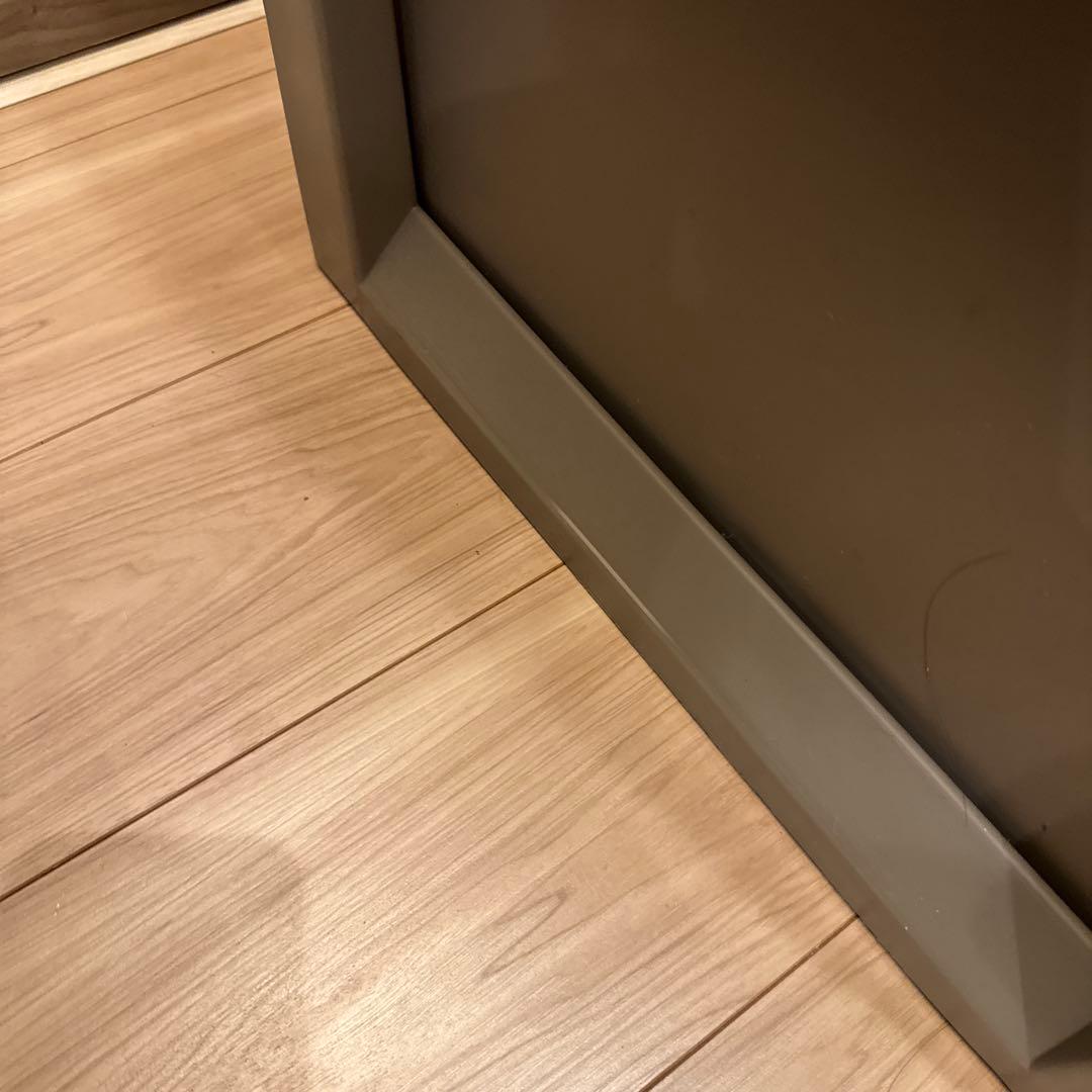 グレー　4段引き出しチェストワイドサイズ　ワイドチェスト2セットタンス