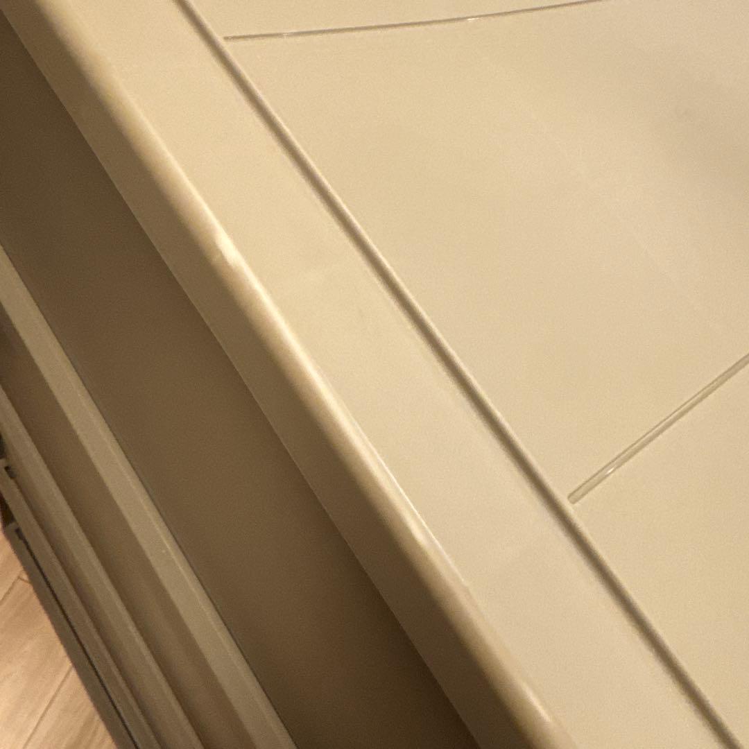 グレー　4段引き出しチェストワイドサイズ　ワイドチェスト2セットタンス