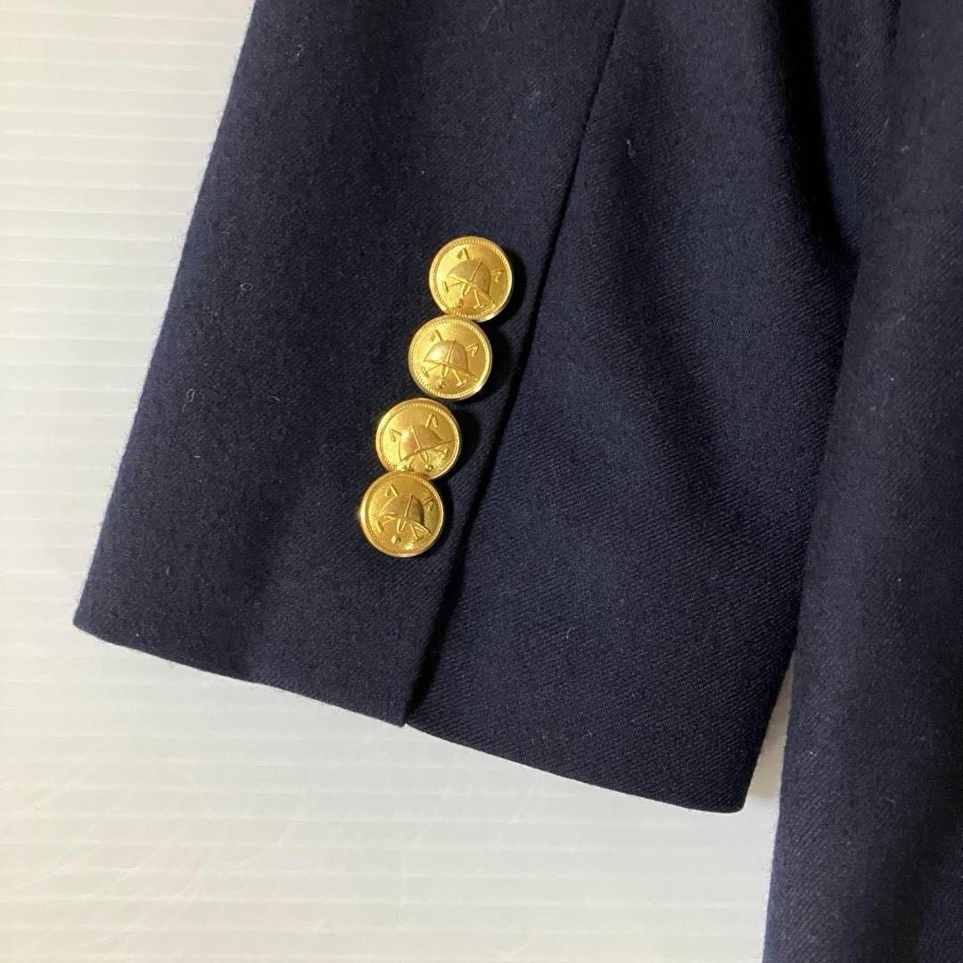 Ralph Lauren 紺ブレ　ダブルテーラードジャケット　金ボタン160