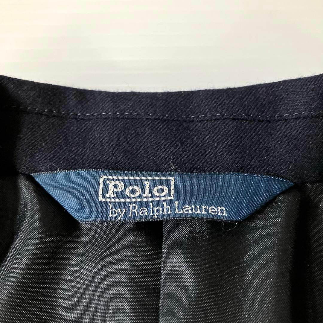 Ralph Lauren 紺ブレ　ダブルテーラードジャケット　金ボタン160