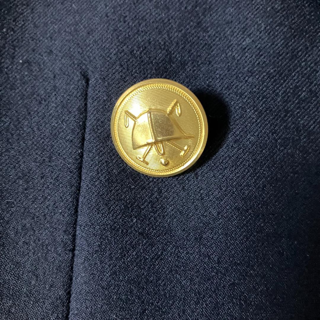 Ralph Lauren 紺ブレ　ダブルテーラードジャケット　金ボタン160
