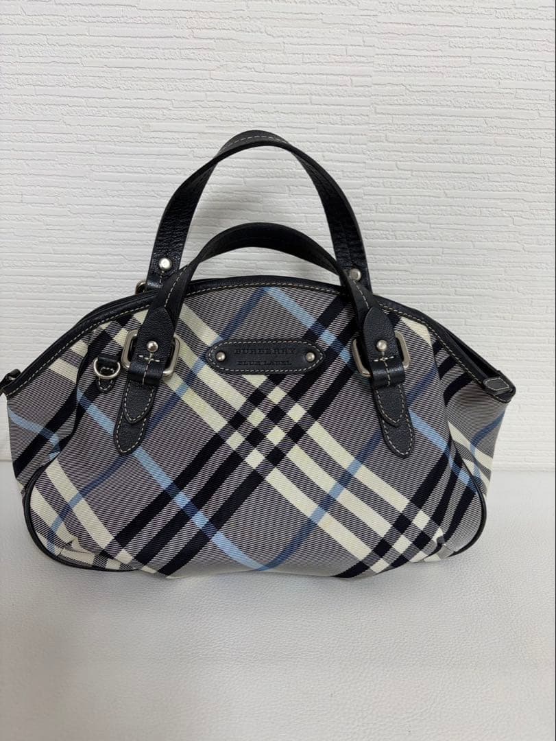 Burberry チェック柄 ハンドバッグ
