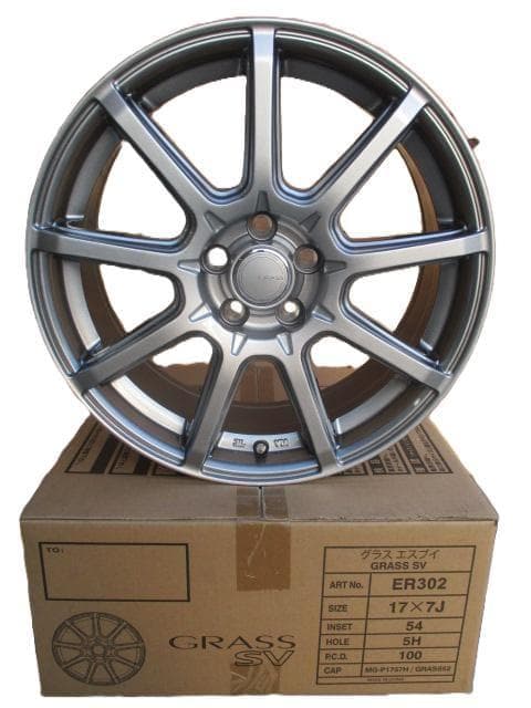 新品4本セット17×7J 100-5H☆FT86・BRZ・インプレッサ・プリウス
