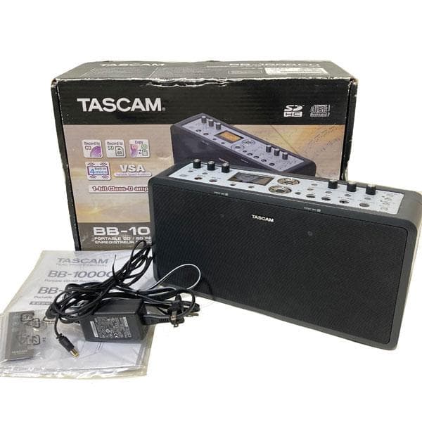 美品 TASCAM BB-1000CD ポータブルCD/SDレコーダー