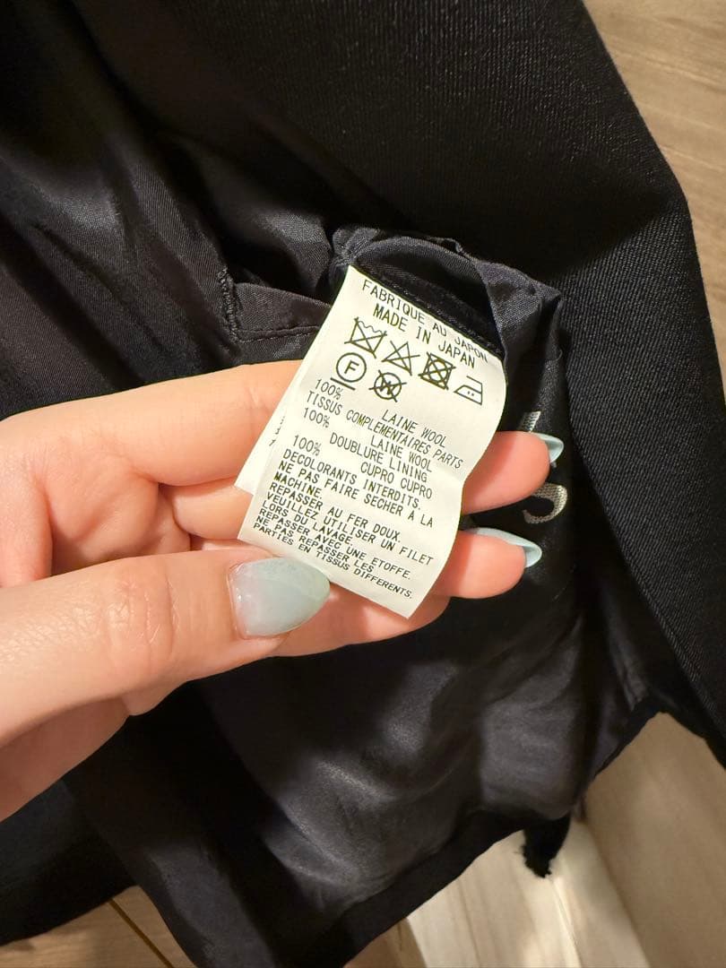 ヨウジヤマモト ワイズ ジャケット ニット 切替 アシンメトリー 再構築