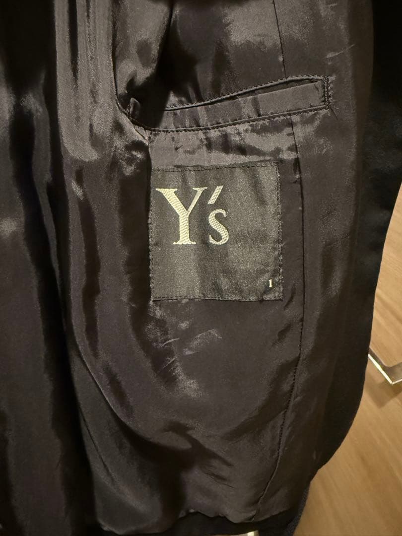 ヨウジヤマモト ワイズ ジャケット ニット 切替 アシンメトリー 再構築