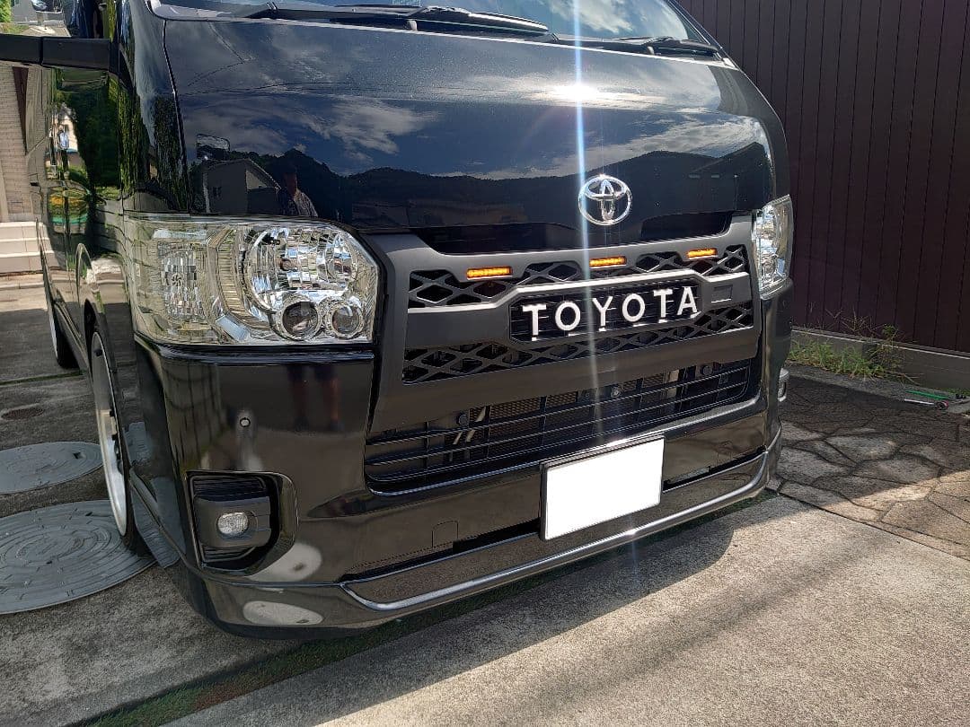 ハイエース 標準ボディ用 グリル LEDマーカーセット オフロード アメリカン