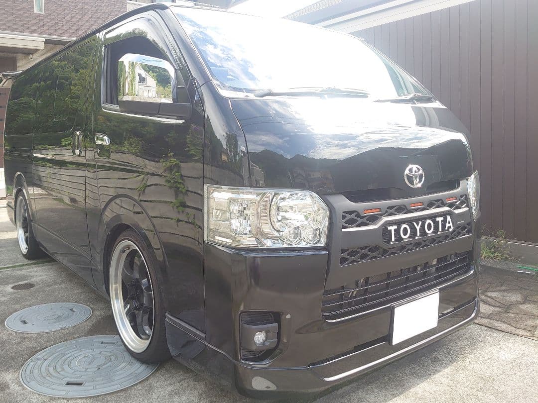 ハイエース 標準ボディ用 グリル LEDマーカーセット オフロード アメリカン