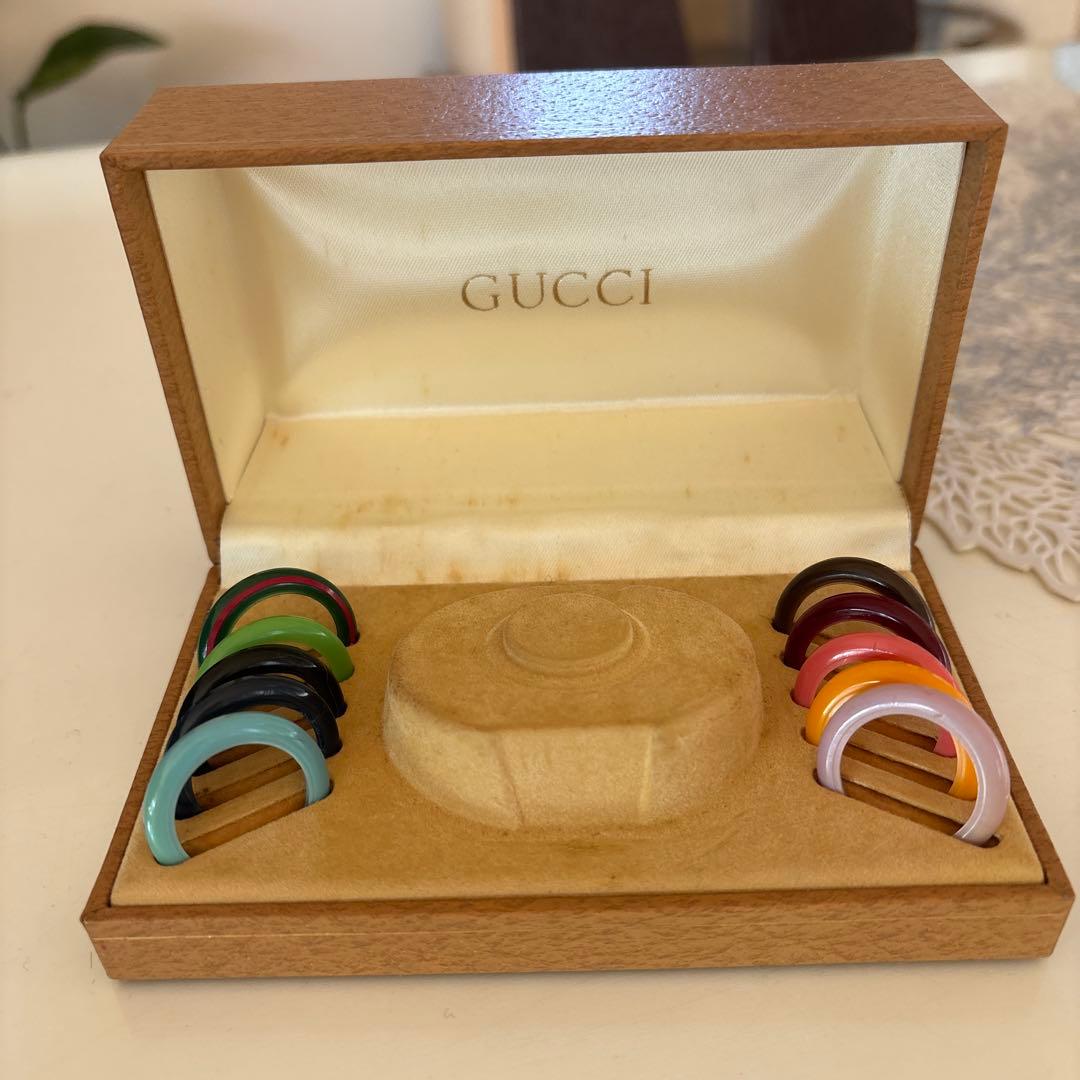 GUCCI チェンジベゼル 多色リング セット