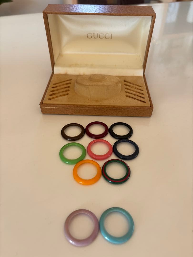 GUCCI チェンジベゼル 多色リング セット