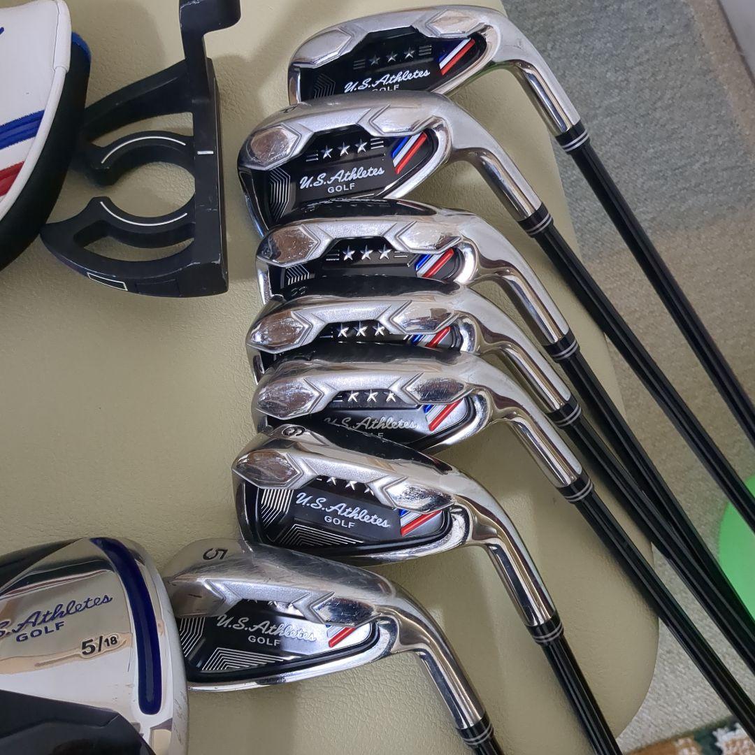 お買い得フルセットU.S. Athletes ゴルフ クラブセット他