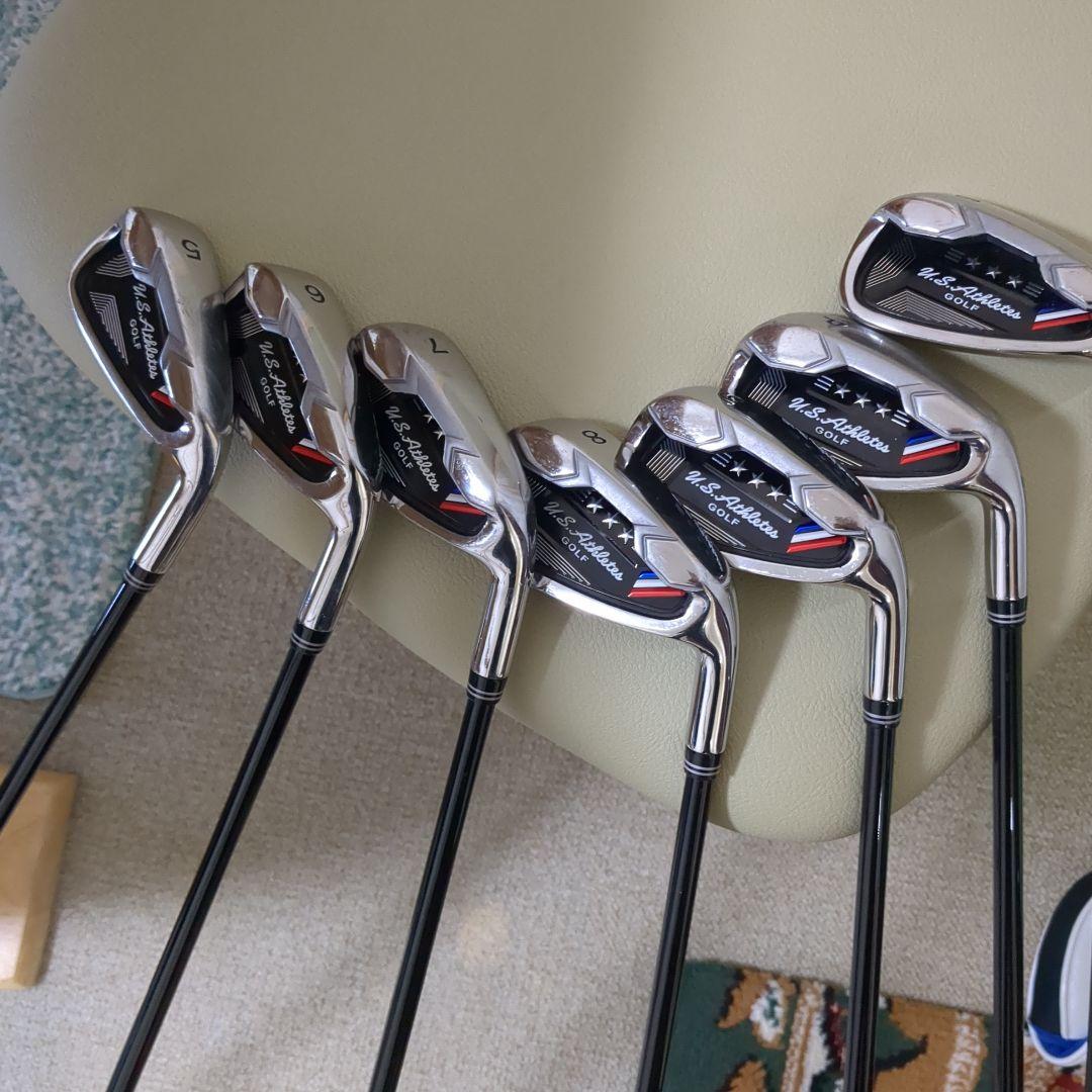 お買い得フルセットU.S. Athletes ゴルフ クラブセット他