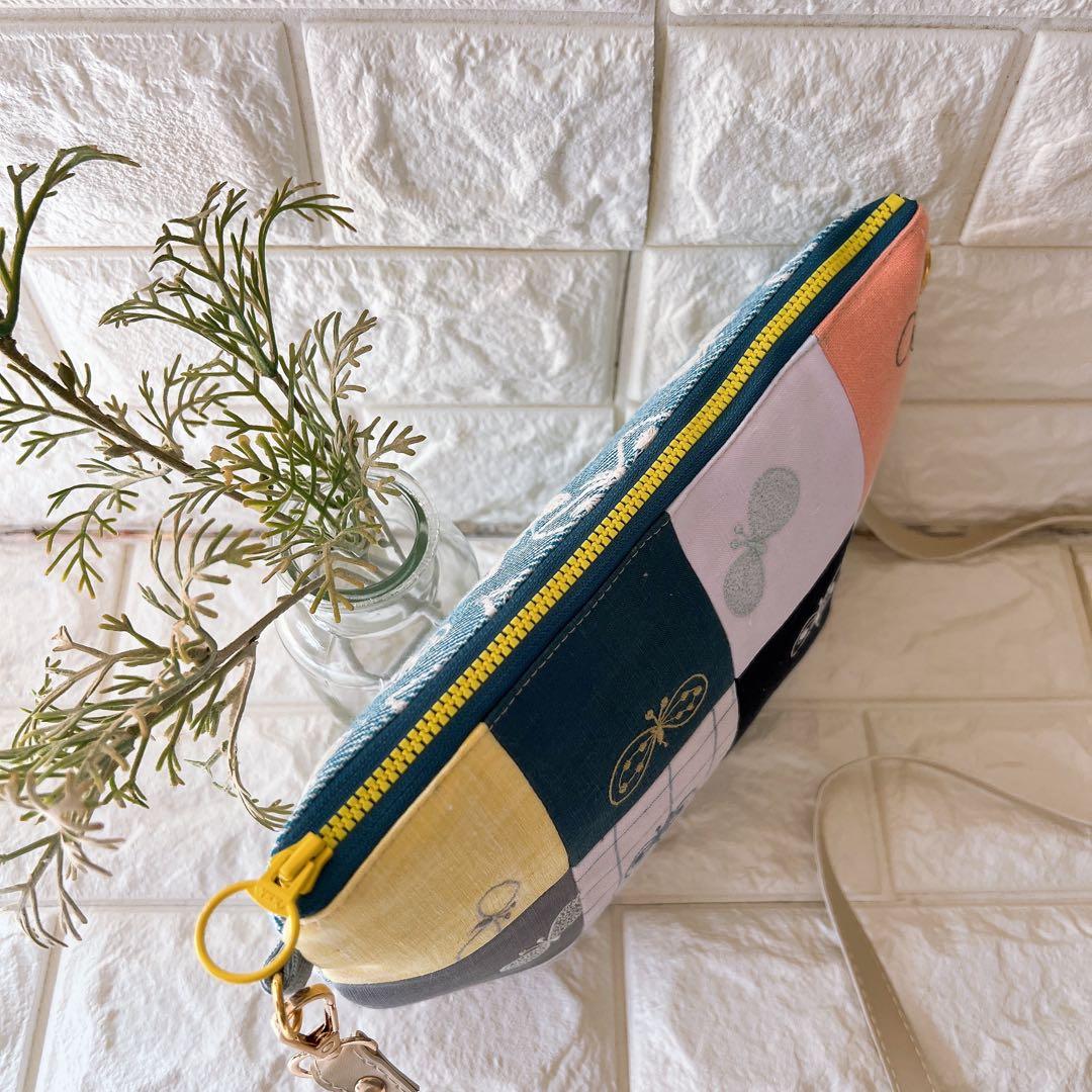 ミナペルホネン ハンドメイド ショルダーバッグ サコッシュ ポーチ バッグ