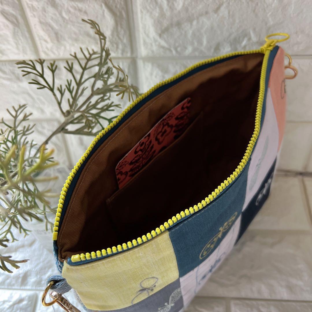 ミナペルホネン ハンドメイド ショルダーバッグ サコッシュ ポーチ バッグ