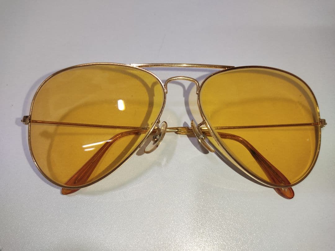 レイバン Ray-Ban USA B＆L レトロサングラス　金色フレーム