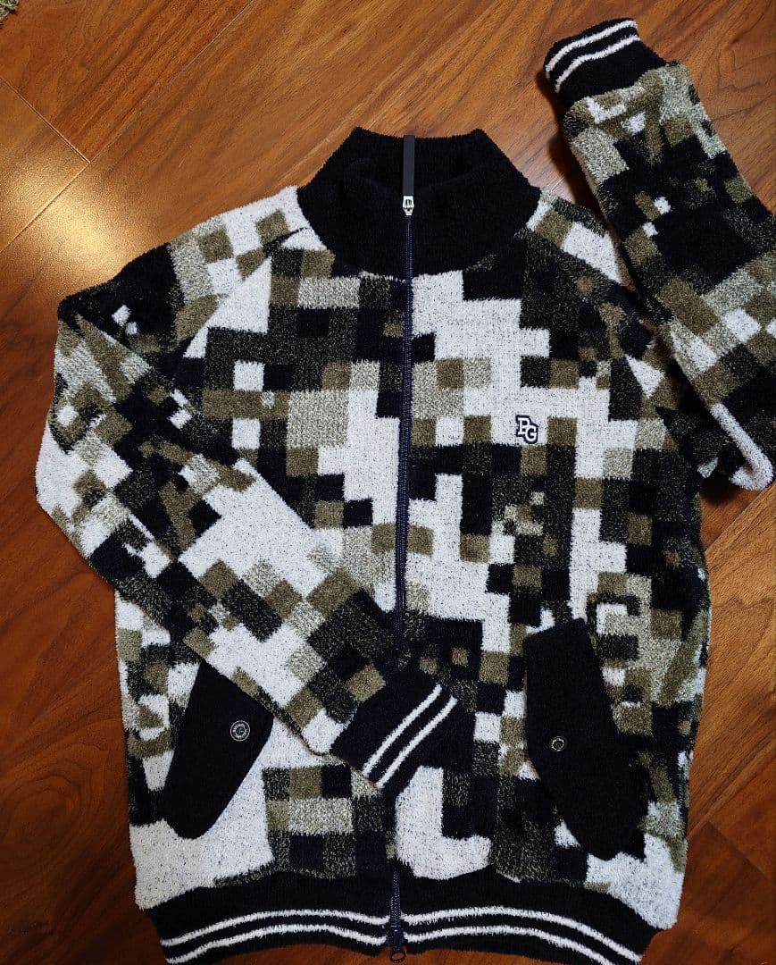 PEARLY GATES 裏地付きニットブルゾン防風保温