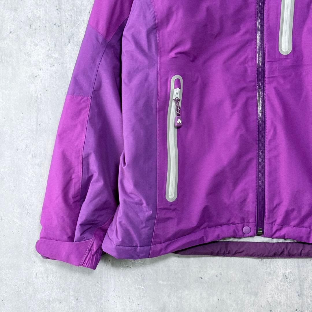 モンベル パウダーライトパーカ 紫 L スキー スノボ 登山 撥水 美品✨