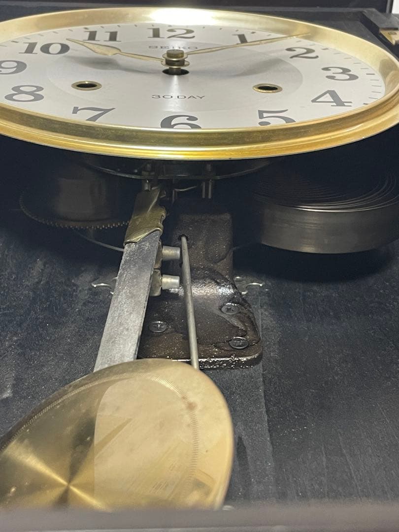 稼動品　SEIKO セイコー 4p407 振り子時計 ボンボン時計　柱時計