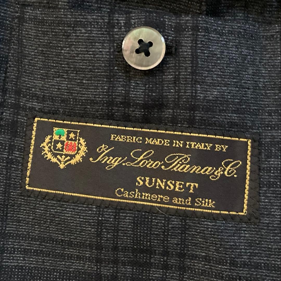 トゥモローランド ロロピアーナ SUNSET グレー カシミヤ シルク 44