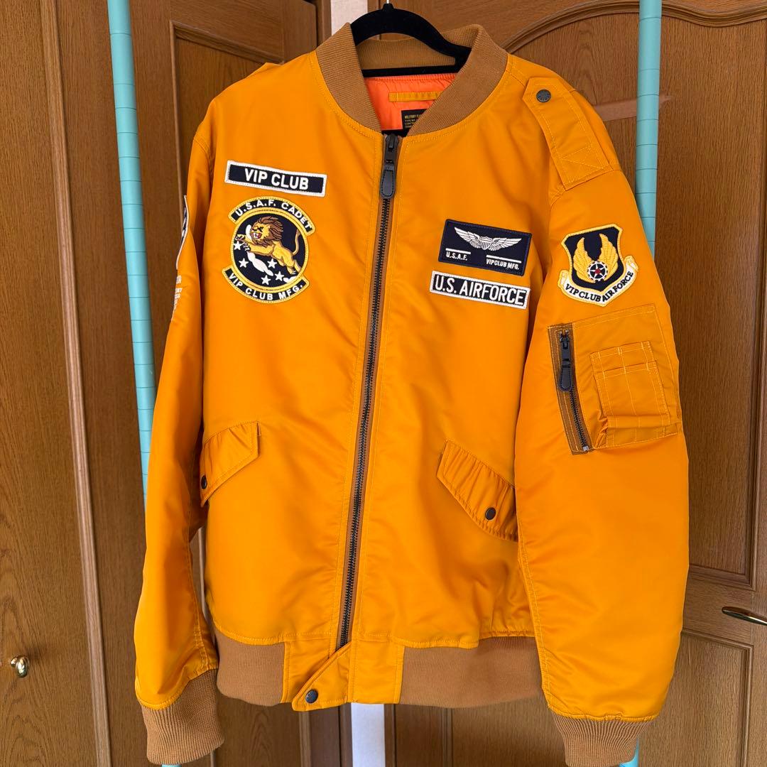 【新品】karaku 刺繡入り　MA-1 フライトジャケット