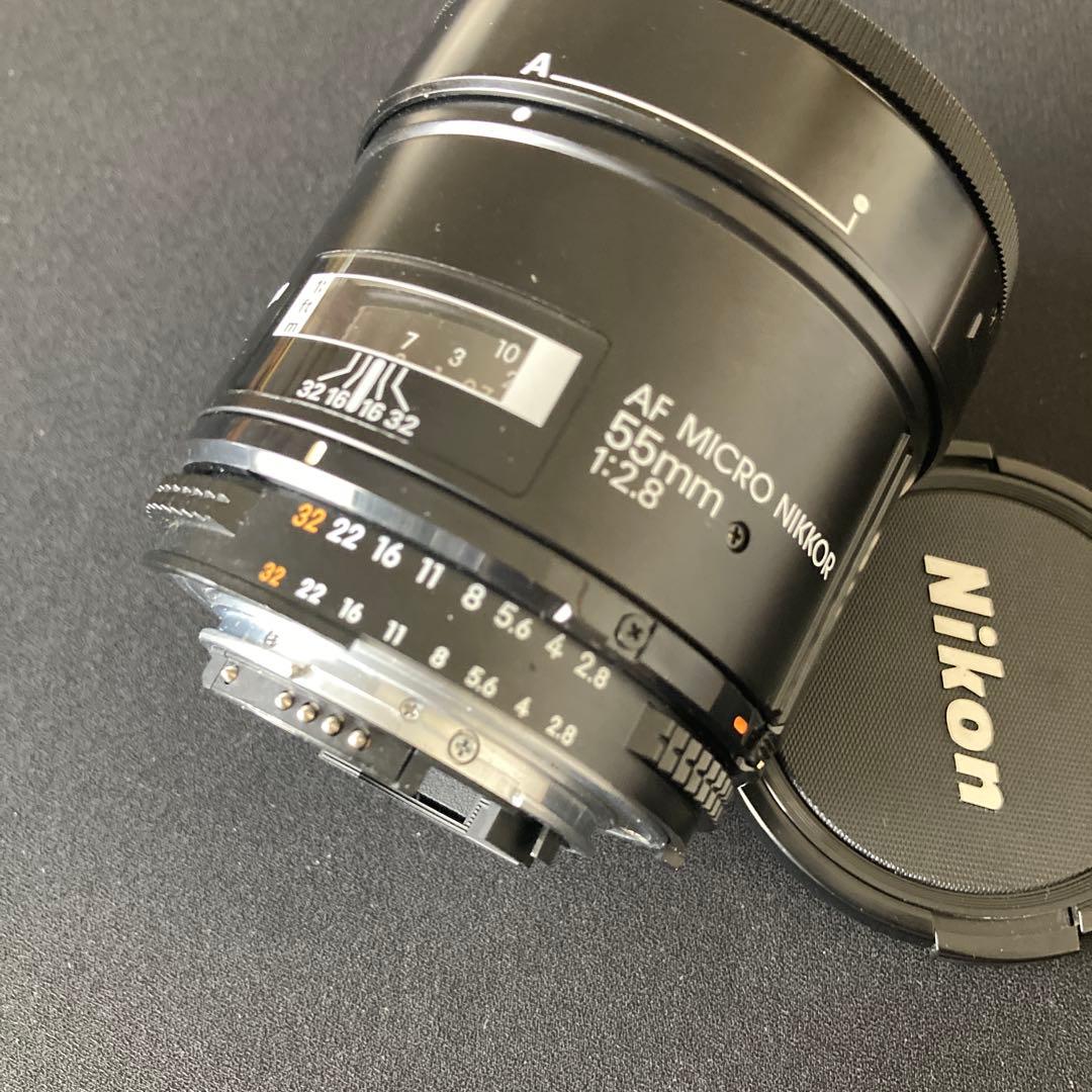 Nikon AF MICRO NIKKOR 55mm F2.8 単焦点レンズ