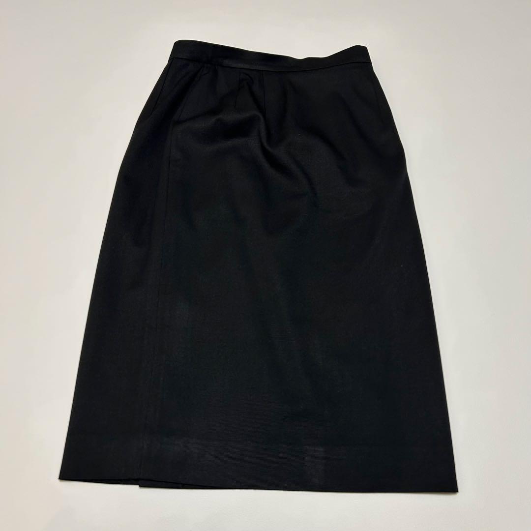 美品 レオナール セットアップ ウール シルク混 花柄 ジャケット スカート