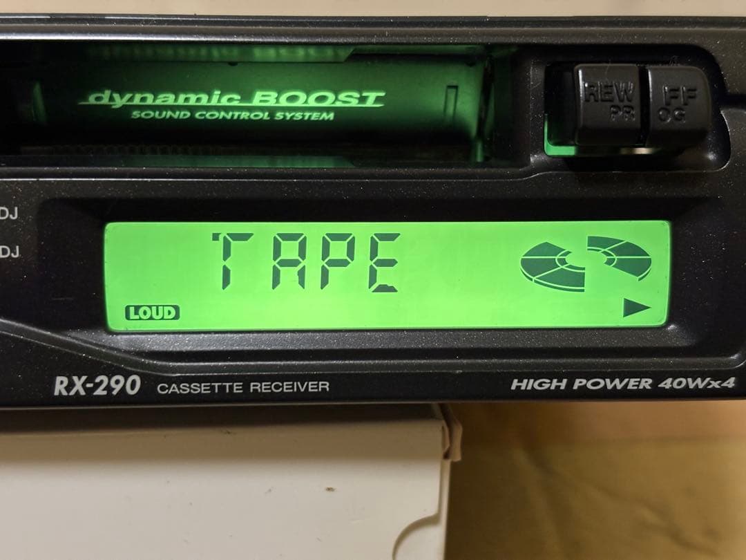 ケンウッド　1DIN カセットデッキ　RX-290