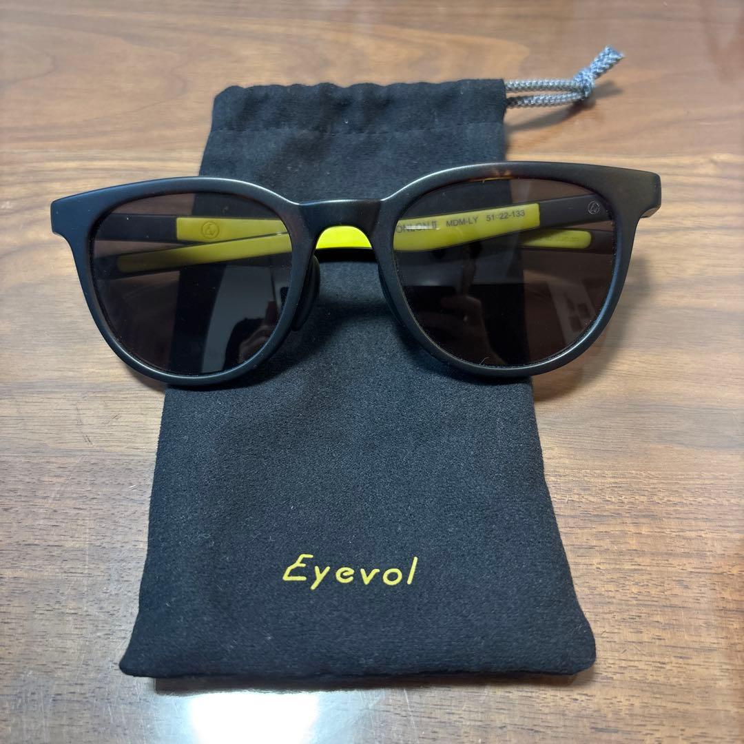 【美品】Eyevol サングラス ブラック/イエロー