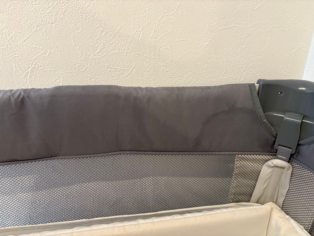 Aprica メッシュベビーベッド グレー