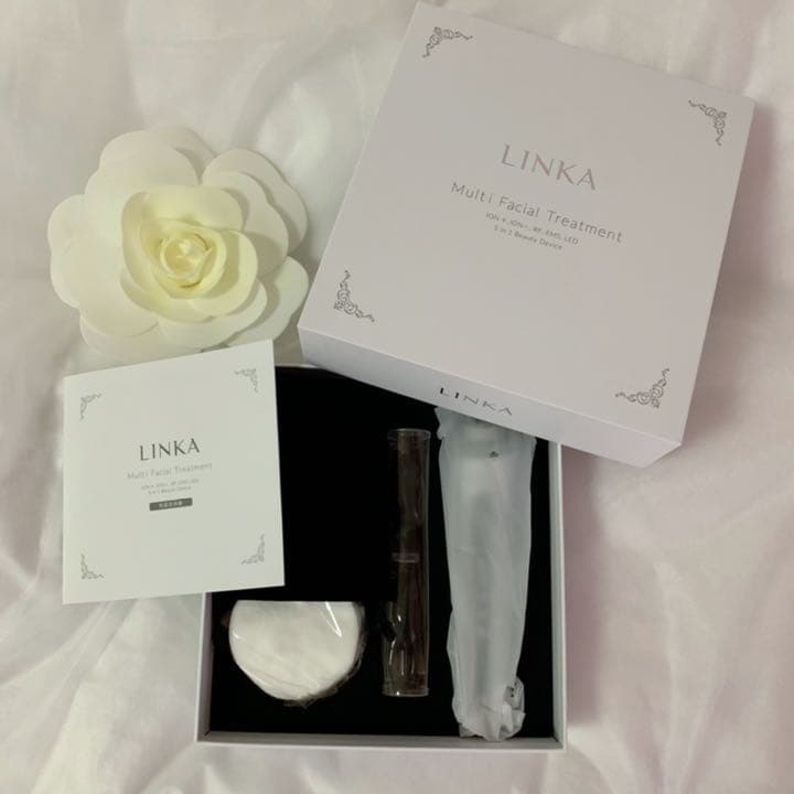 LINKA リンカ 正規品 美顔器 LED光 RF イオン導入導出 EMS
