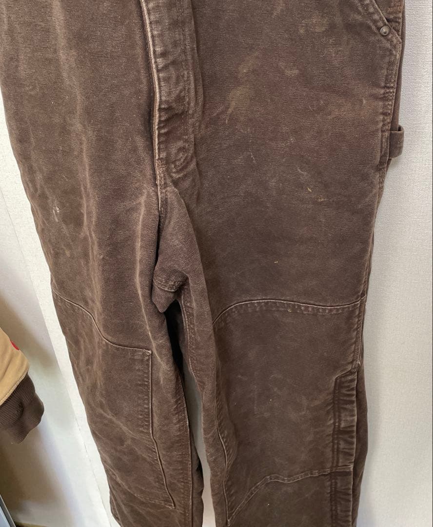 carharttカーハート　ダブルニー　ブラウン　オーバーオール 36×30