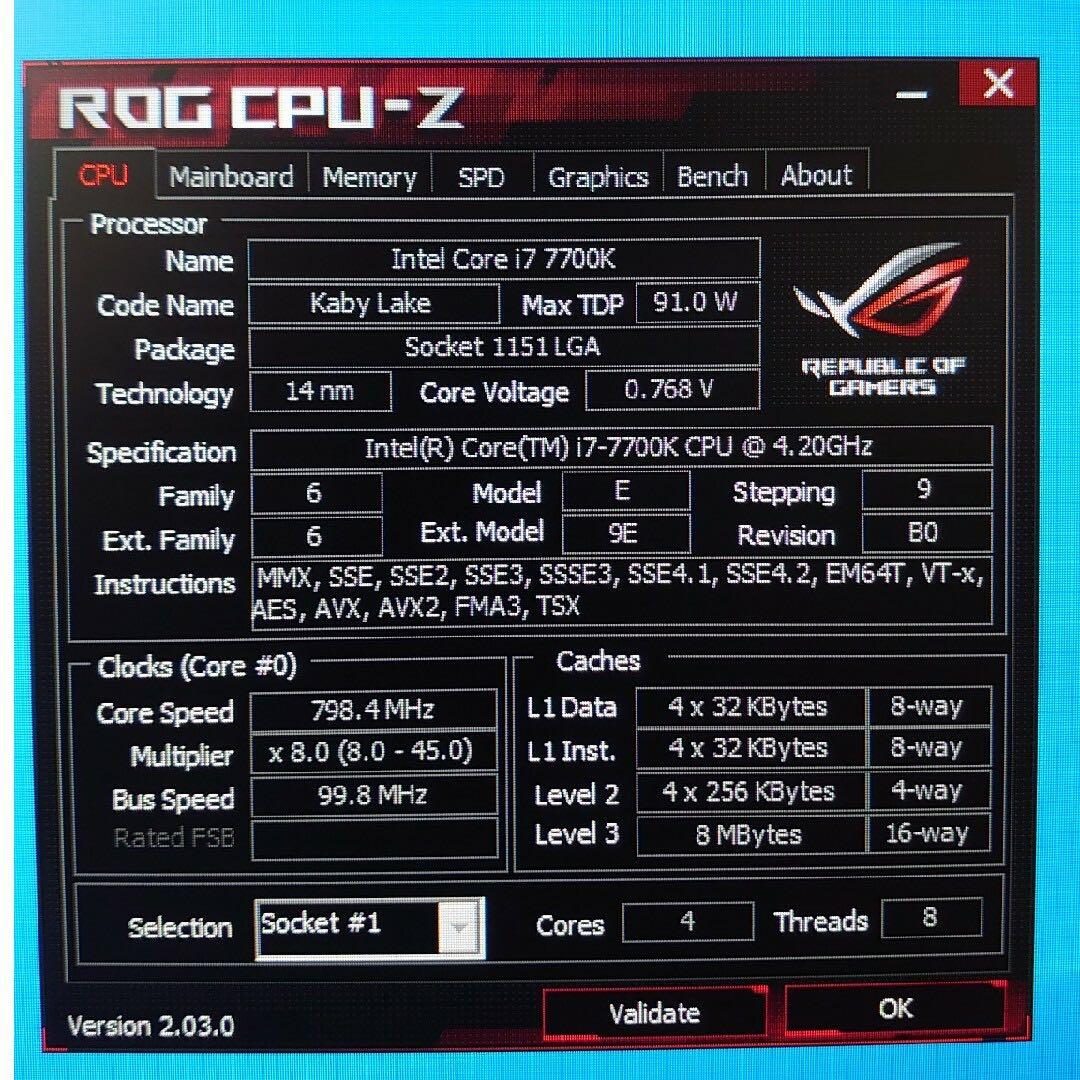 I7 7700k / I7 6700 CPUセット