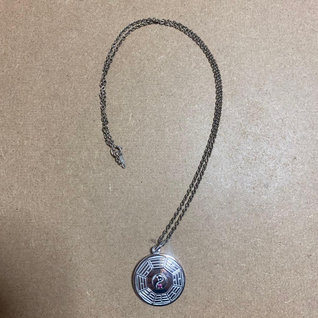 両面太極八卦鏡ペンダント　不思議研究所