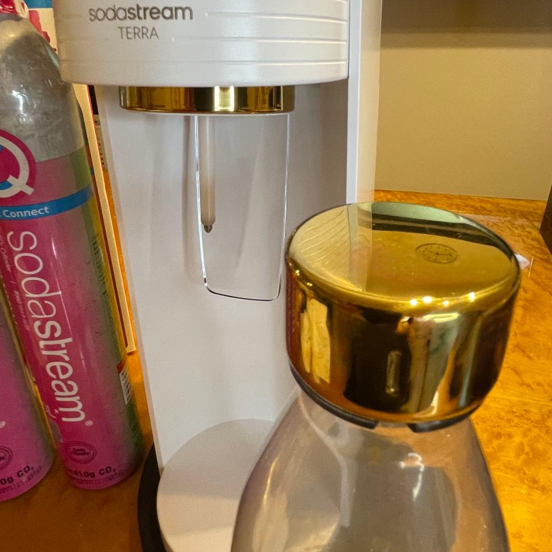 ※限定品※ ソーダストリーム　TERRA 満タンシリンダー2本　1Lボトル1本