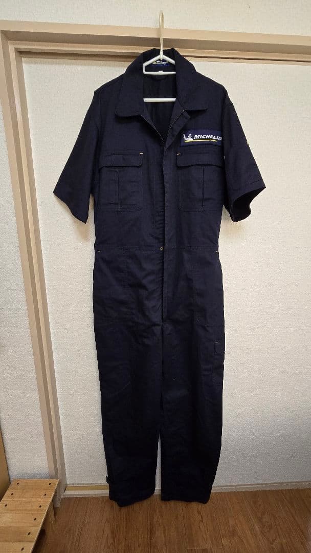akihiro.☆ミシュラン　オーバーオール　半袖つなぎ　LL