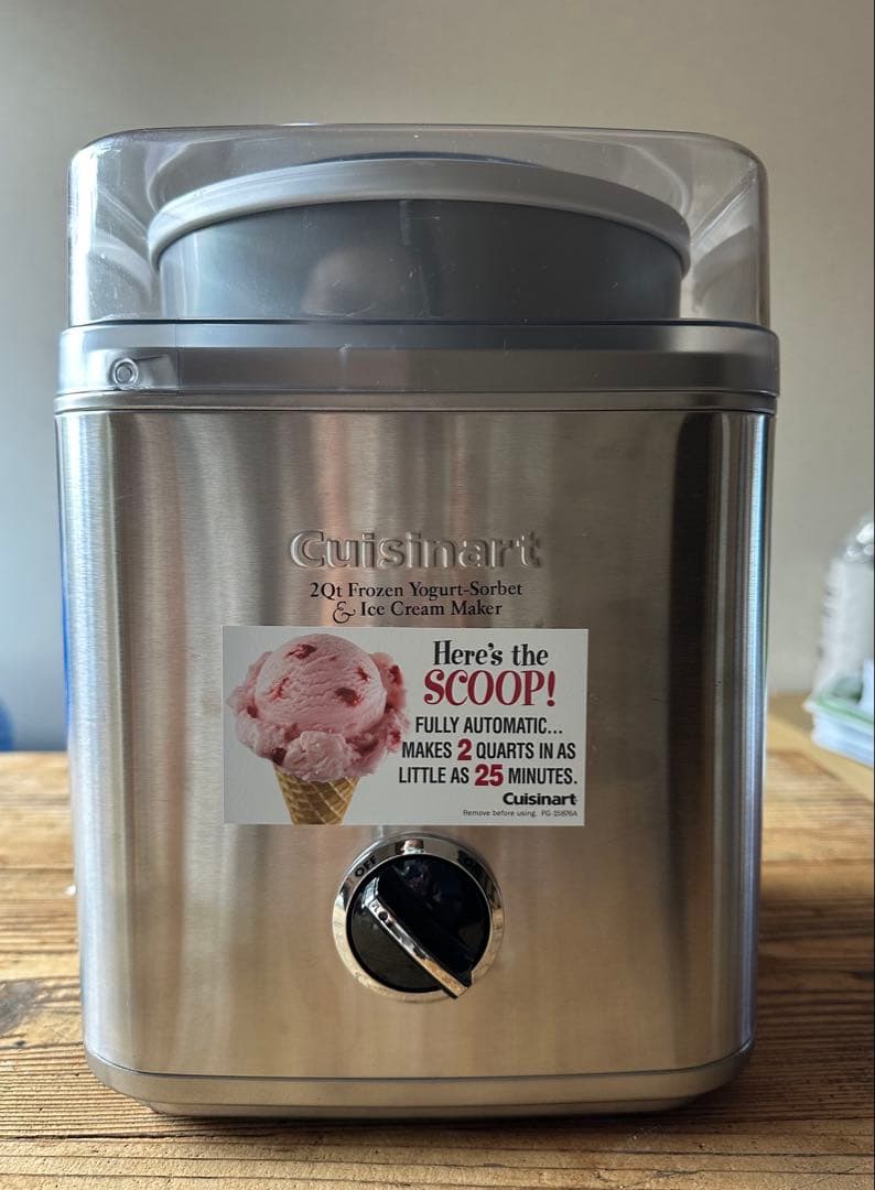 新品同様 Cuisinart アイスクリームメーカー ICE-30BCP1